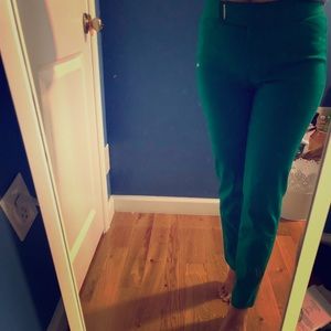 WHBM Emerald Perfect Form Ankle Pants